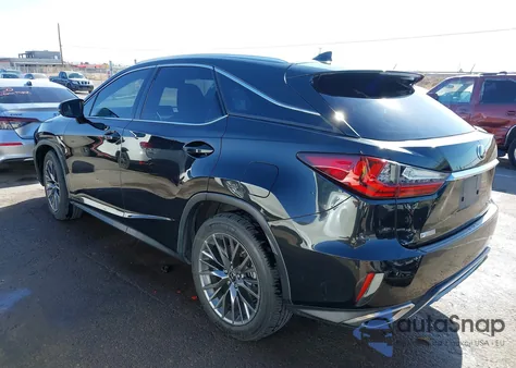 2019 Lexus Rx 350 F Sport из США, поврежденный, VIN 2T2BZMCA1KC184461